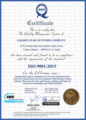 Golden Star Ventures Company (GSVC) - Certificate