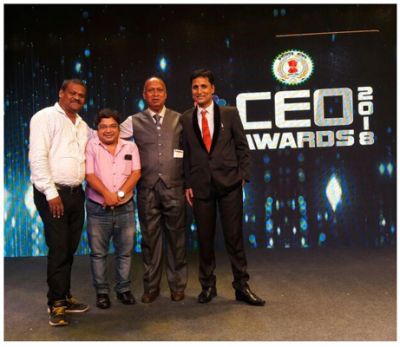 CNBC-Awaaz CEO Awards 2018, Invited our Group of Companies - Golden Star Ventures Company - Spongy Tech & Align Tech Services Companies - CEO Mr. Govind Raghu Chandran - GM. Mr. RB Singh to attend the function.